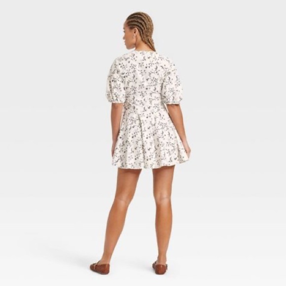 Universal Thread Cream Floral Mini Dress - Picture 8 of 8